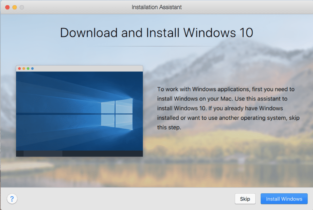 Download the windows support software